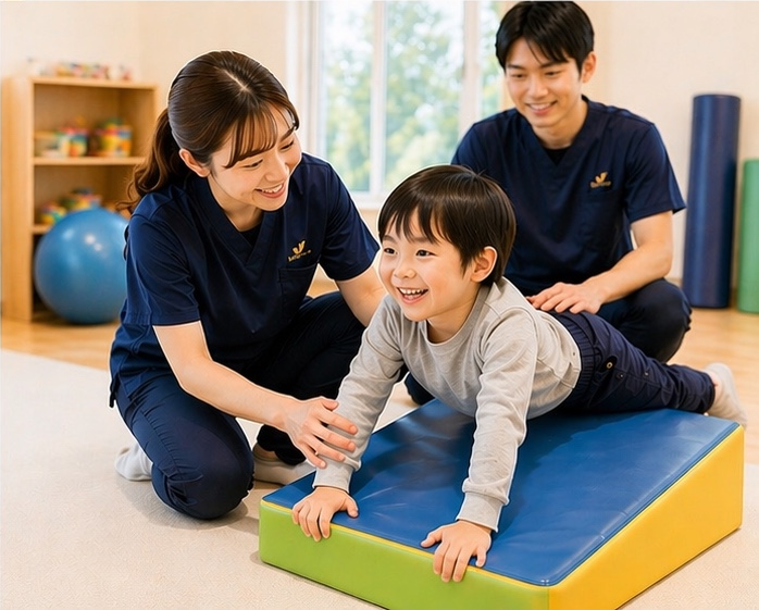 スタッフとお子さま